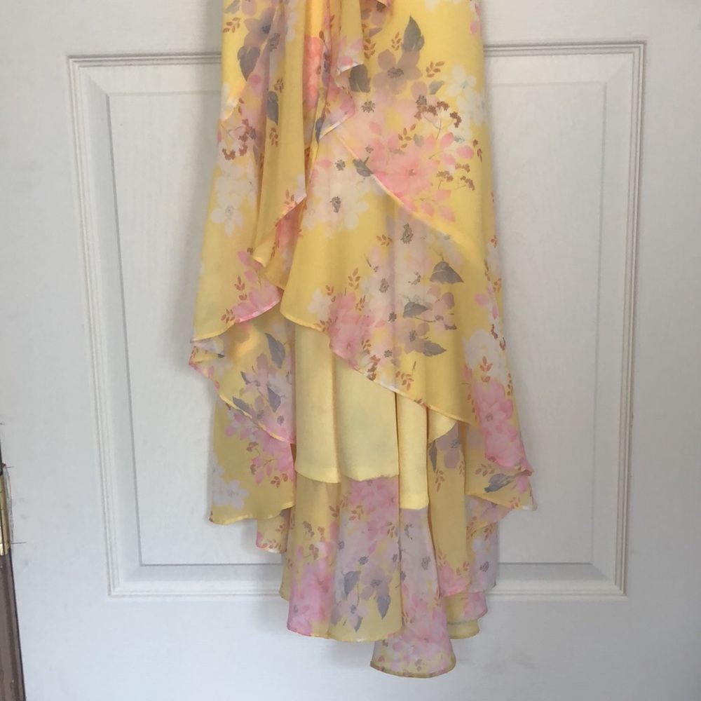 Yumi Kim yellow floral meadow maxi wrap dress - Picture 10 of 12